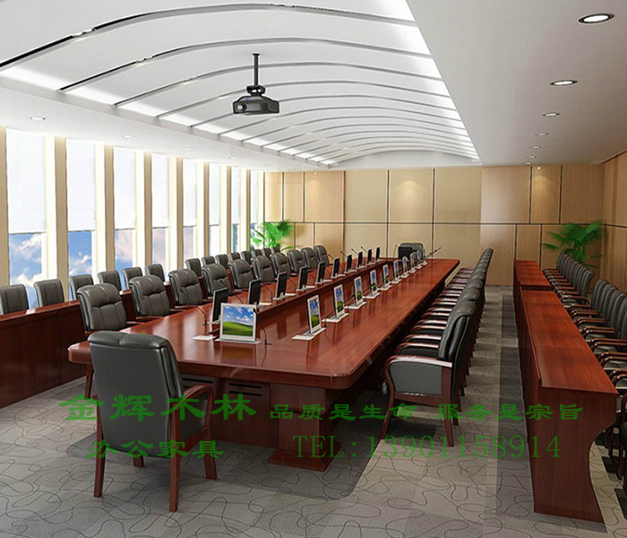 實(shí)木會(huì)議桌-13